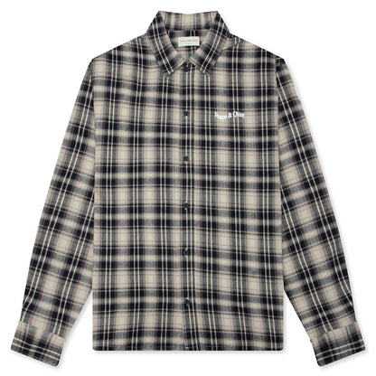 Workmark Button Up - Navy