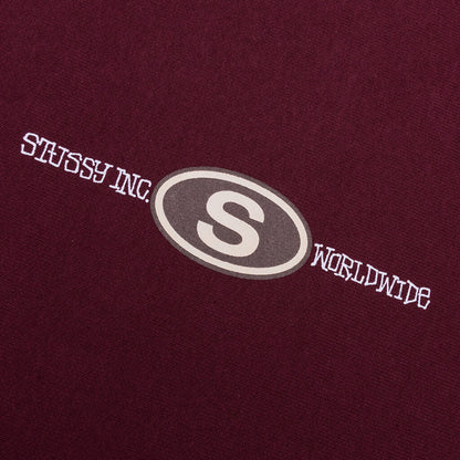 Worldwide Dot Hoodie - Wine