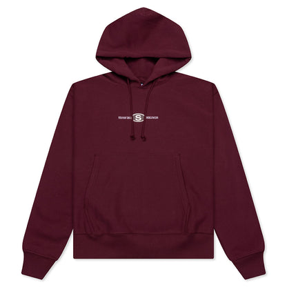 Worldwide Dot Hoodie - Wine