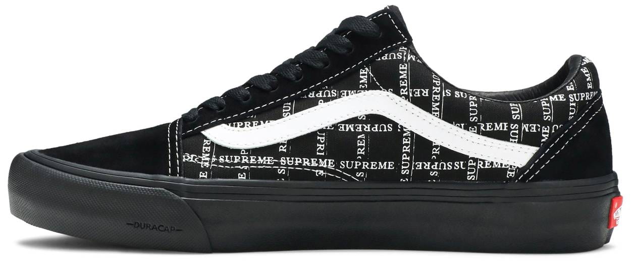 VANS X SUPREME OLD SKOOL PRO BLACK