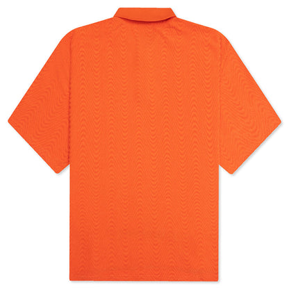 Zen Terry Boxy Polo - Burnt Orange