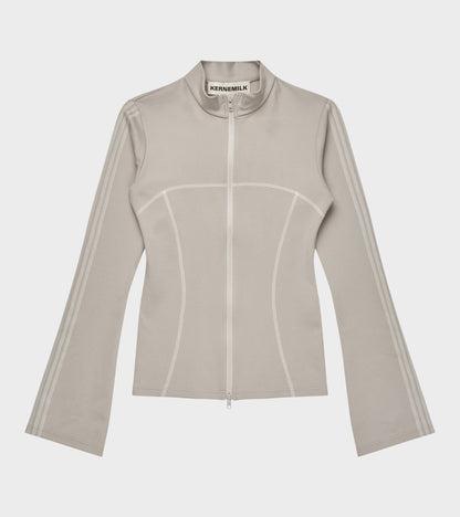 Zoe Track Blouse Beige