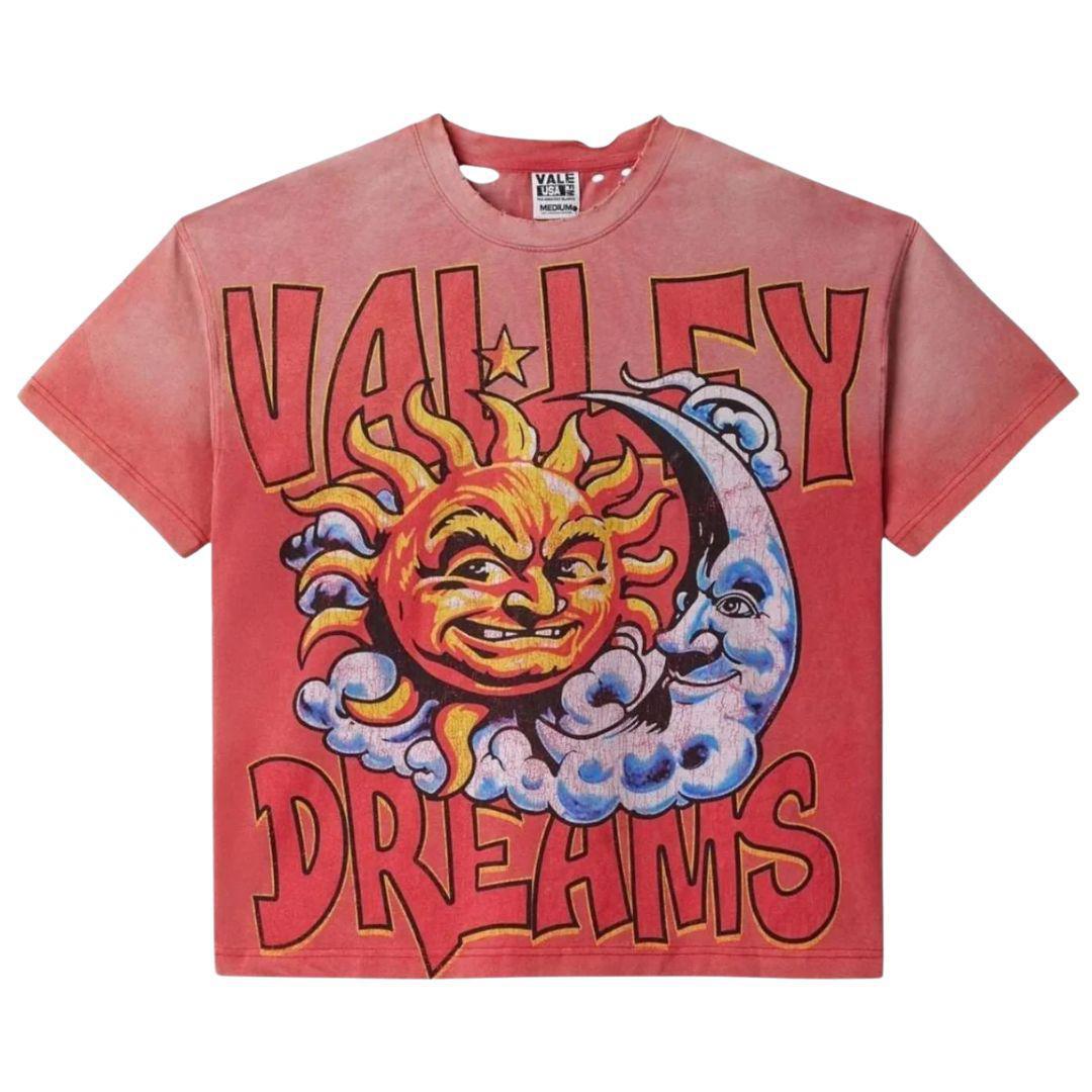 VALE FOREVER THRASHED SUN T-SHIRT RED