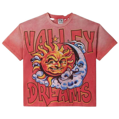 VALE FOREVER THRASHED SUN T-SHIRT RED