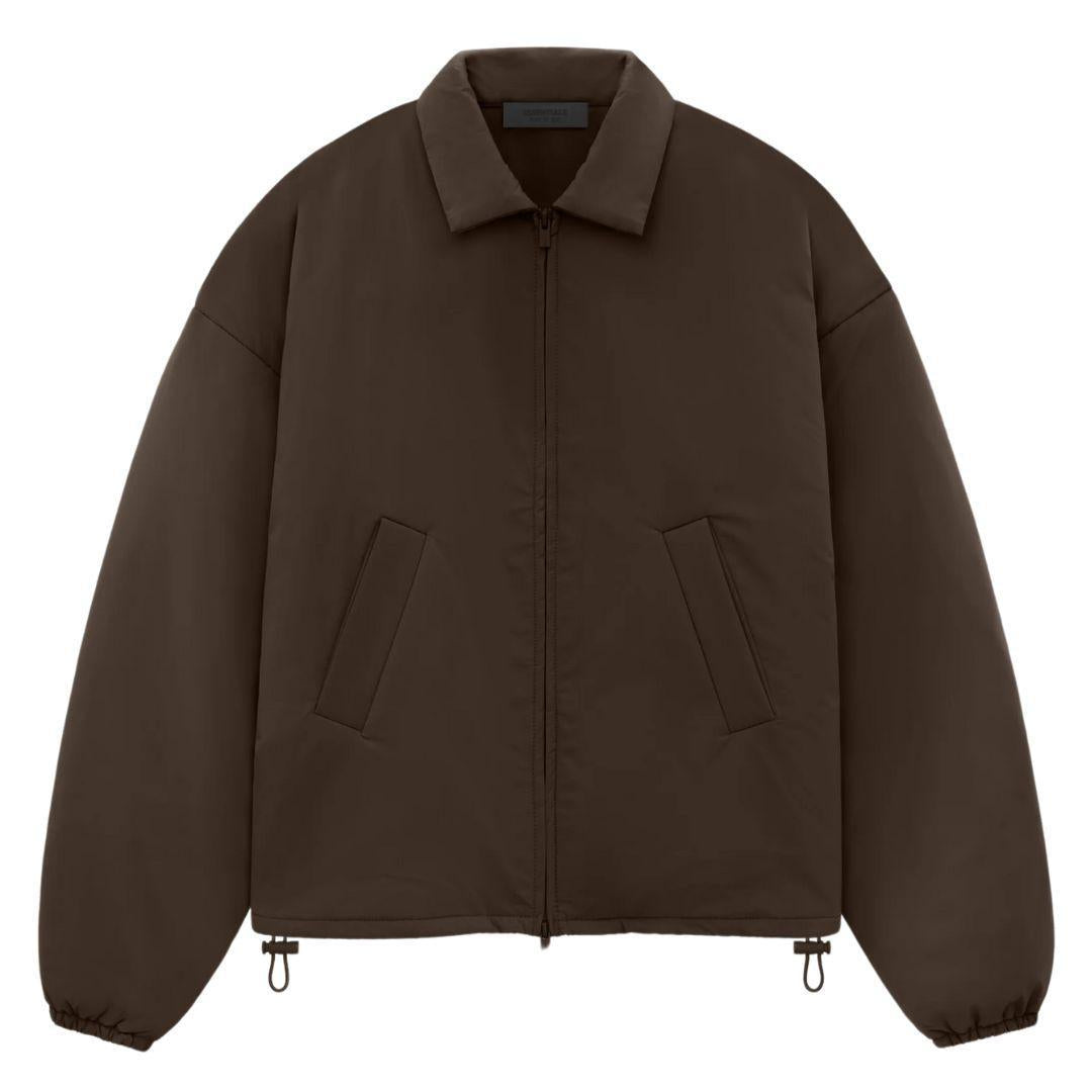 ESSENTIALS FOG NYLON SHELL BOMBER WOOD (W)