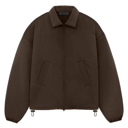 ESSENTIALS FOG NYLON SHELL BOMBER WOOD (W)