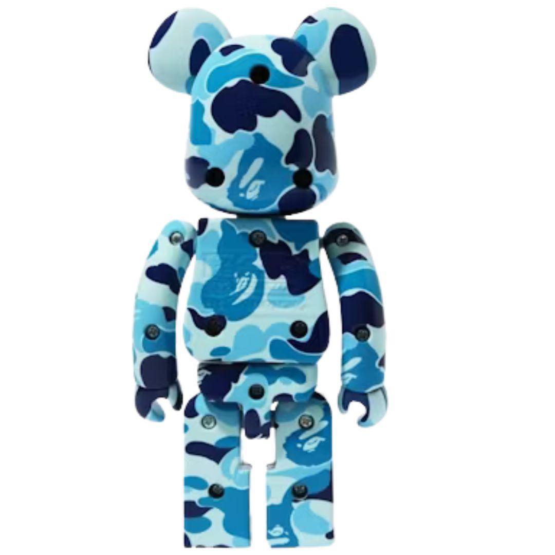 BEARBRICK X BAPE ABC CAMO CHOGOKIN 200% BLUE