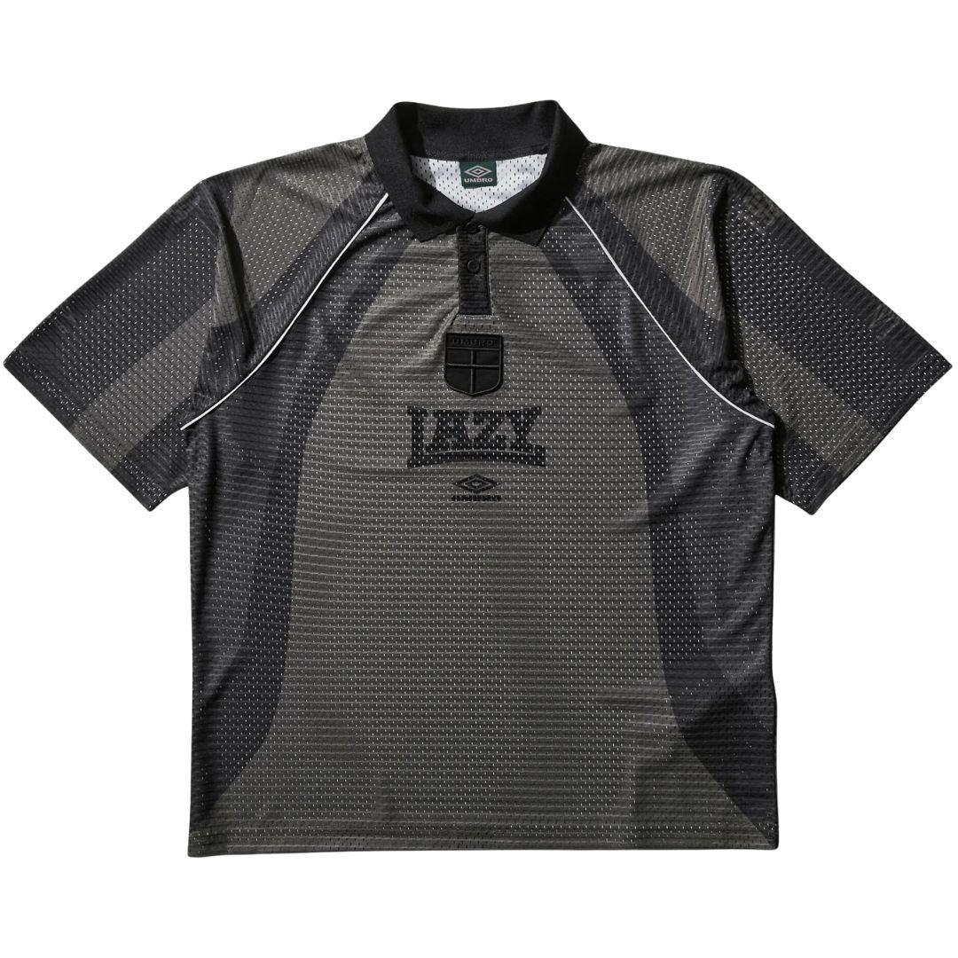 UMBRO 97/98 LAZY POLO T-SHIRT BROWN/BLACK