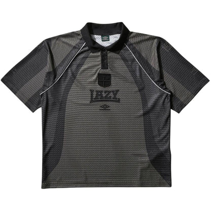 UMBRO 97/98 LAZY POLO T-SHIRT BROWN/BLACK