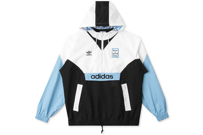 adidas Originals x Have A Good Time Pullover Windbreaker - White/Black