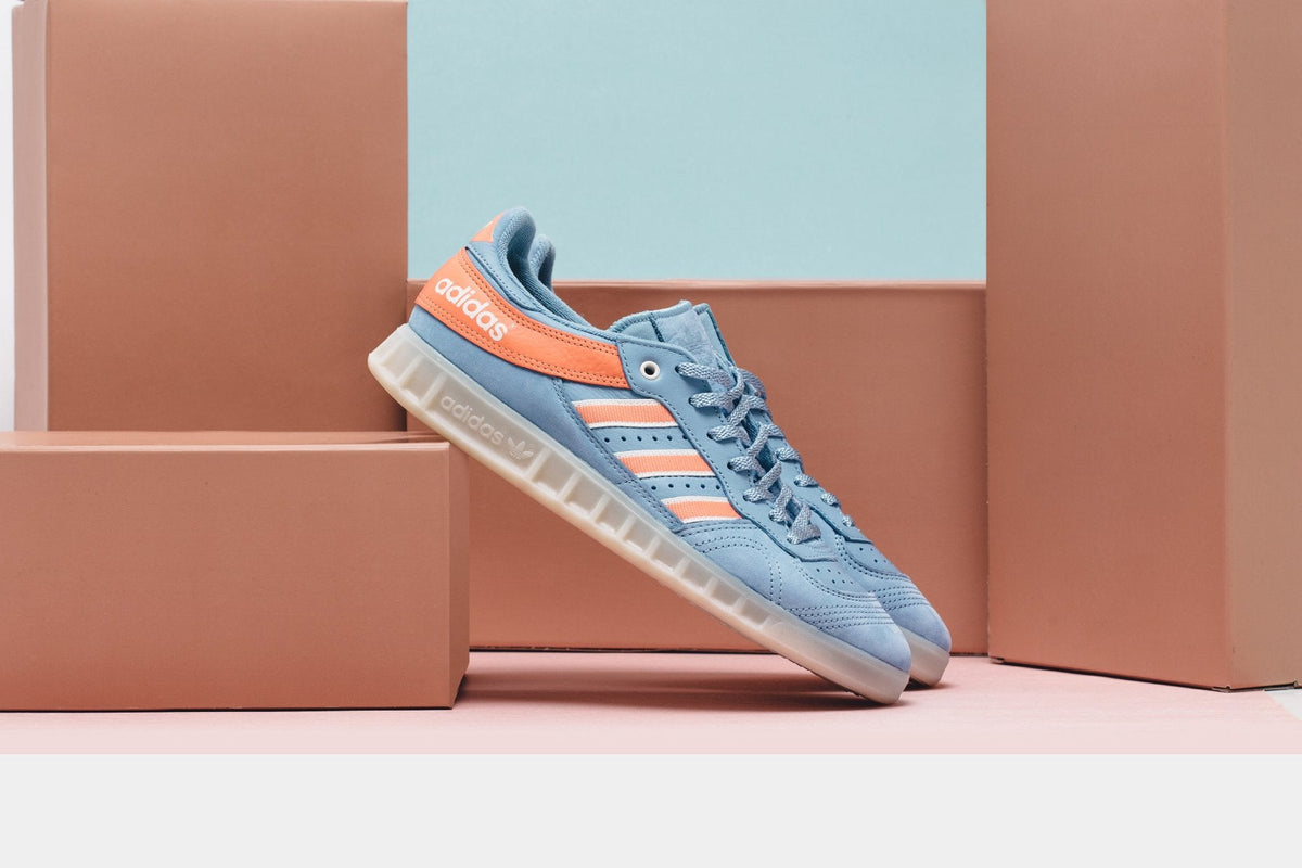 adidas Originals x Oyster Holdings Handball Top - Ash Blue/Coral/Core White