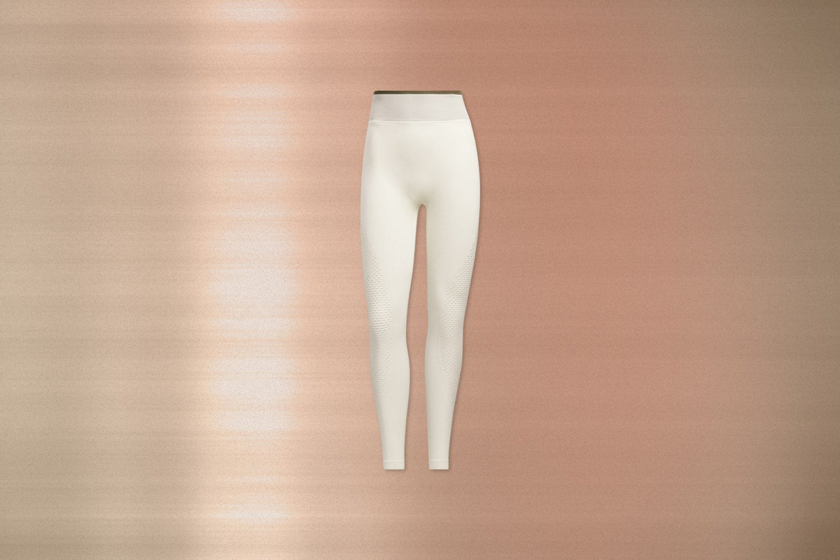 adidas Originals x Ivy Park Seamless High-Waist Tights - Off White