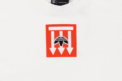 adidas Originals x Alexander Wang AW Graphic Tee - Core White/Borange