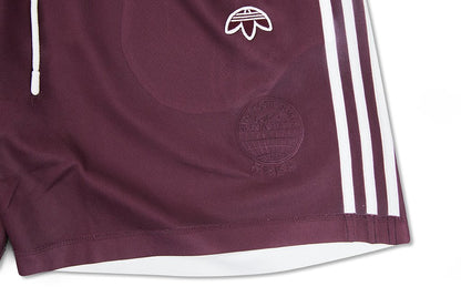 adidas Originals x Alexander Wang AW Shorts - Maroon/White