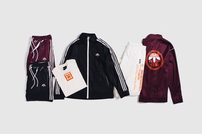 adidas Originals x Alexander Wang AW Shorts - Maroon/White