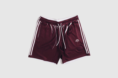 adidas Originals x Alexander Wang AW Shorts - Maroon/White