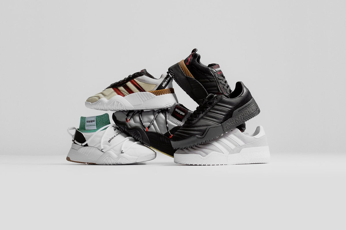 adidas Originals x Alexander Wang AW Turnout Trainer - Core Black/Light Brown/Bright Red