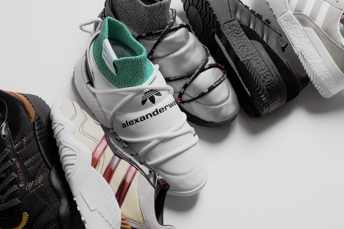 adidas Originals x Alexander Wang AW Turnout Trainer - Core Black/Light Brown/Bright Red