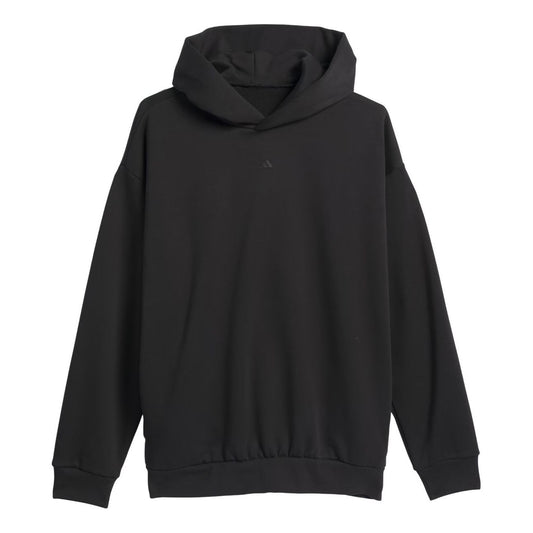 adidas Basketball Hoodie Asia Sizing 'Black Red' IZ4907