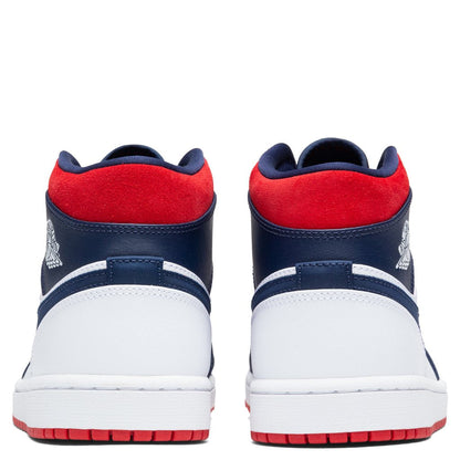 Air Jordan 1 Mid SE - White/University Red