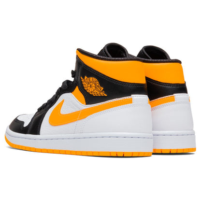 Women's Air Jordan 1 Mid SE - White/Laser Orange