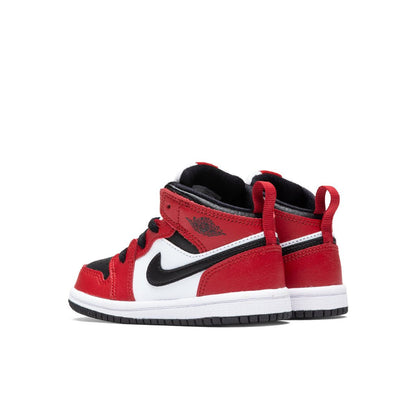 Air Jordan 1 Mid (TD) - Black/Gym Red