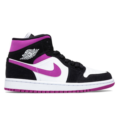 Women's Air Jordan 1 Mid - Black/Cactus Flower