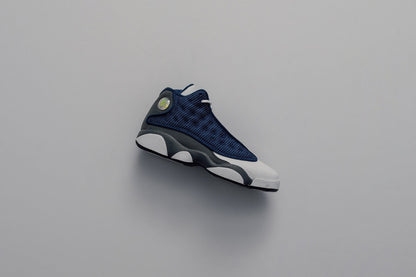 Air Jordan 13 Retro (PS) "Flint Grey" - Navy/University Blue