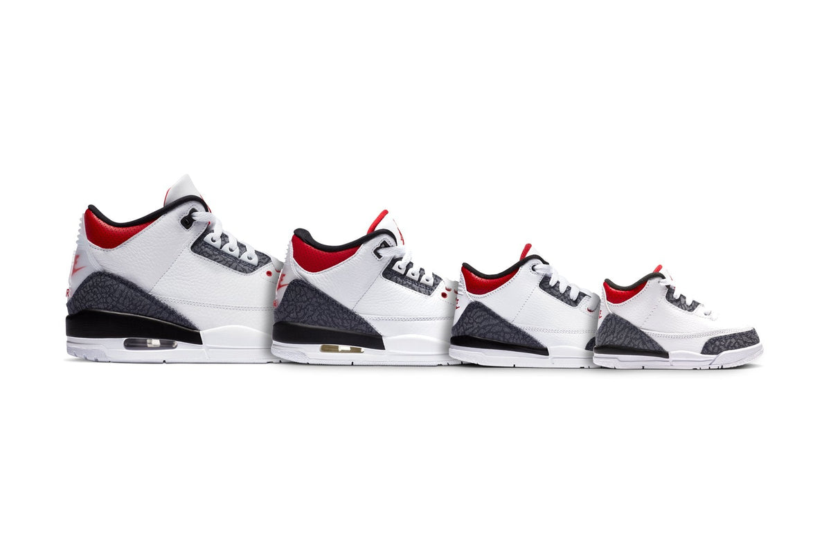 Air Jordan 3 Retro SE (GS) "Denim" - White/Black