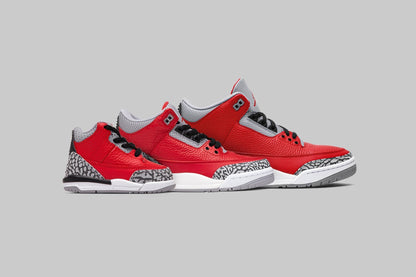 Air Jordan 3 Retro SE (GS) Fire Red - Fire Red/Cement Grey/Black