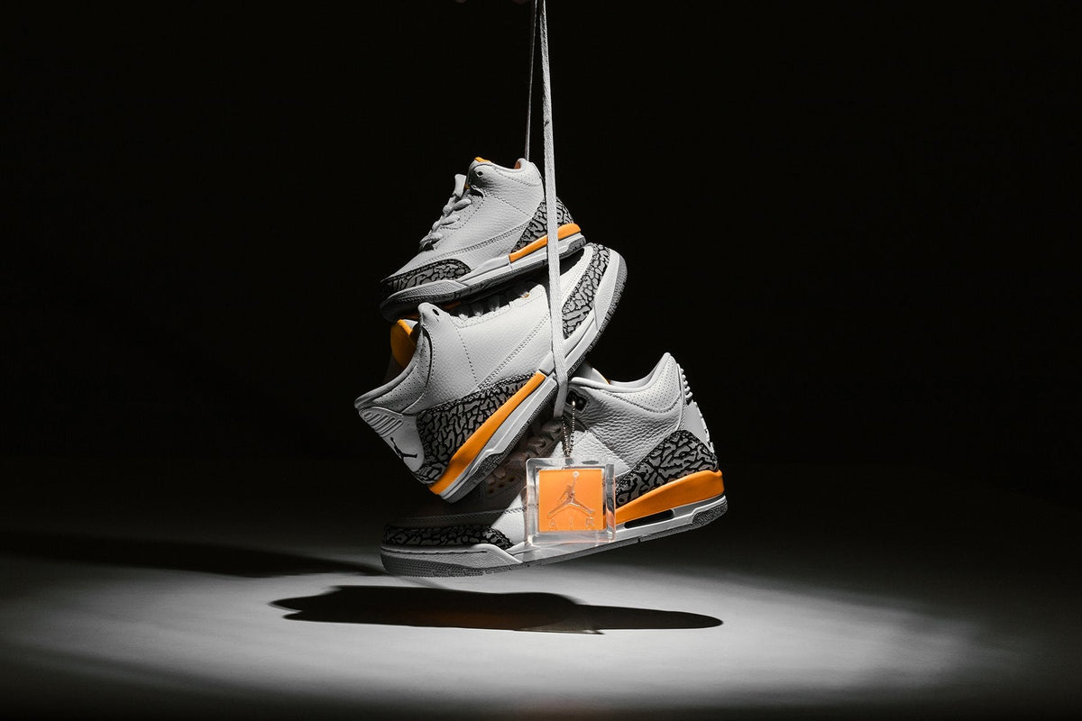 Women's Air Jordan 3 Retro "Laser Orange" - White/Black