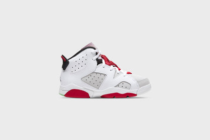 Air Jordan 6 Retro (PS) "Hare" - Neutral Grey/Black/White/True Red