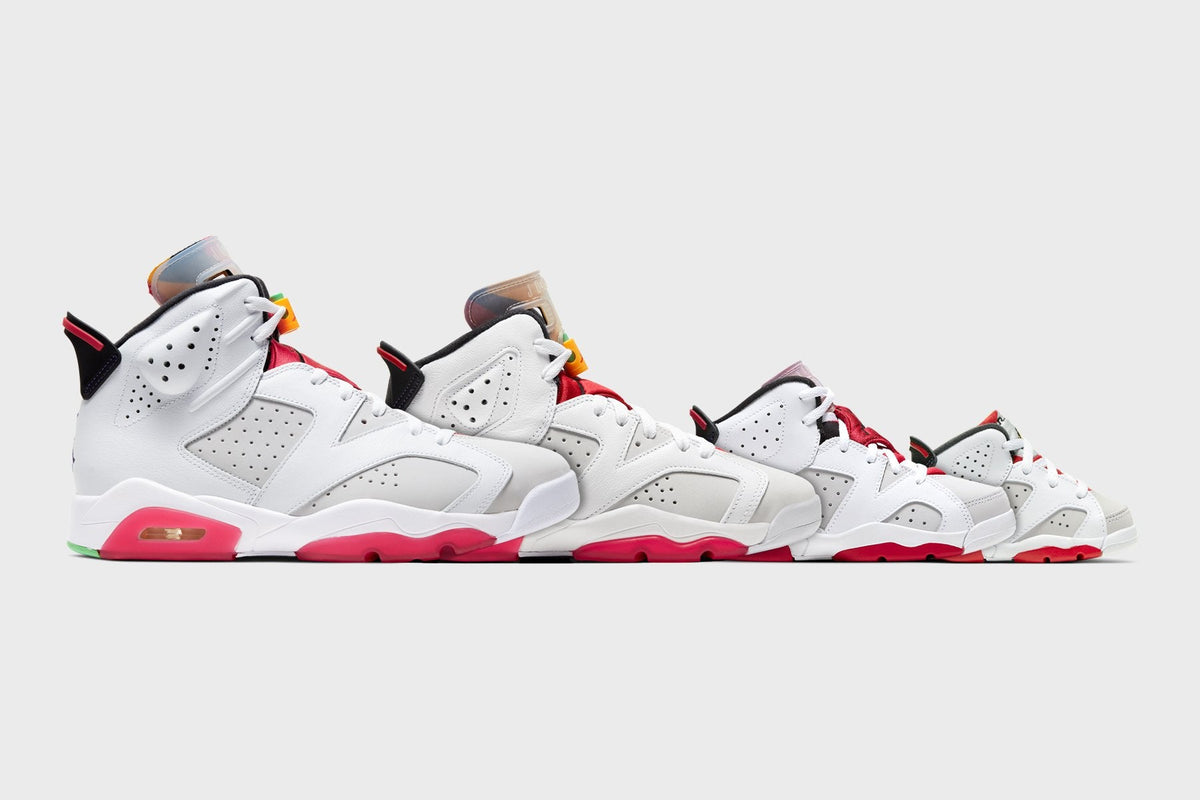 Air Jordan 6 Retro (TD) "Hare" - Neutral Grey/Black/White/True Red