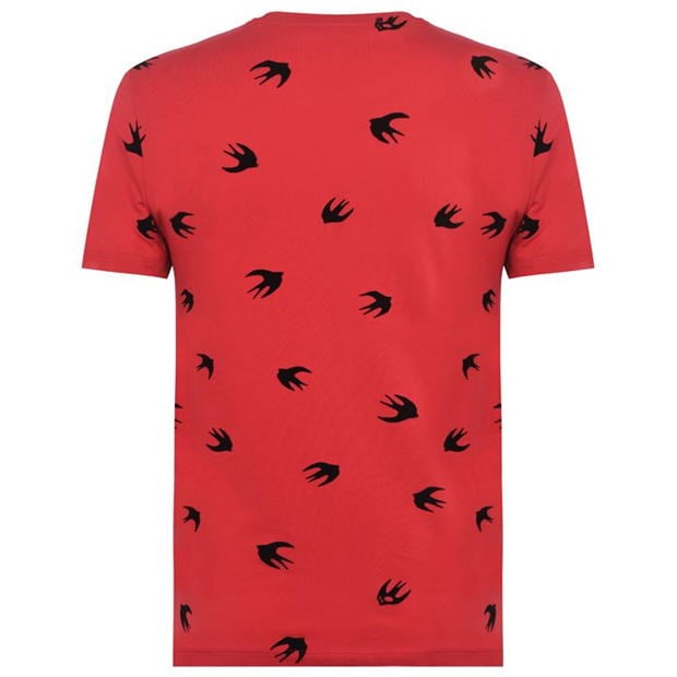 Alexander McQueen All Over Swallow T Shirt