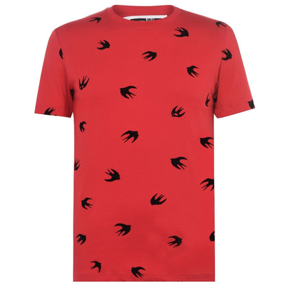 Alexander McQueen All Over Swallow T Shirt