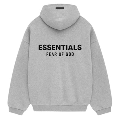 ESSENTIALS FOG HOODIE LIGHT HEATHER GREY FW24