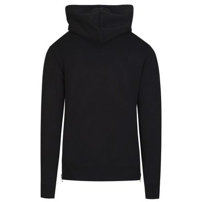 Balmain Black College Logo Hoodie