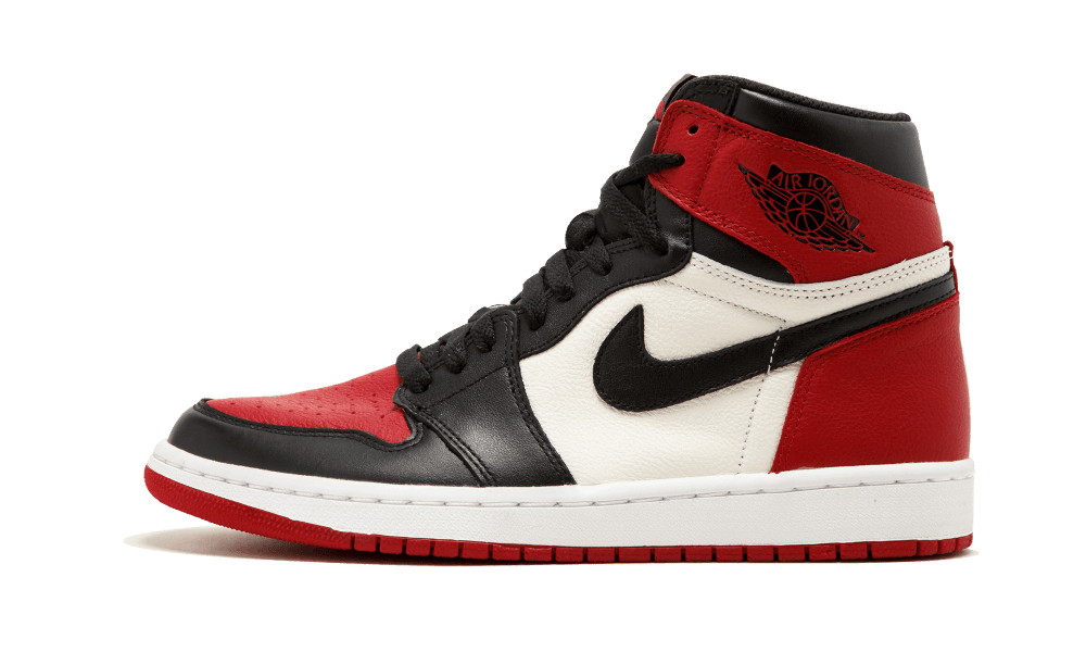JORDAN 1 BRED TOE