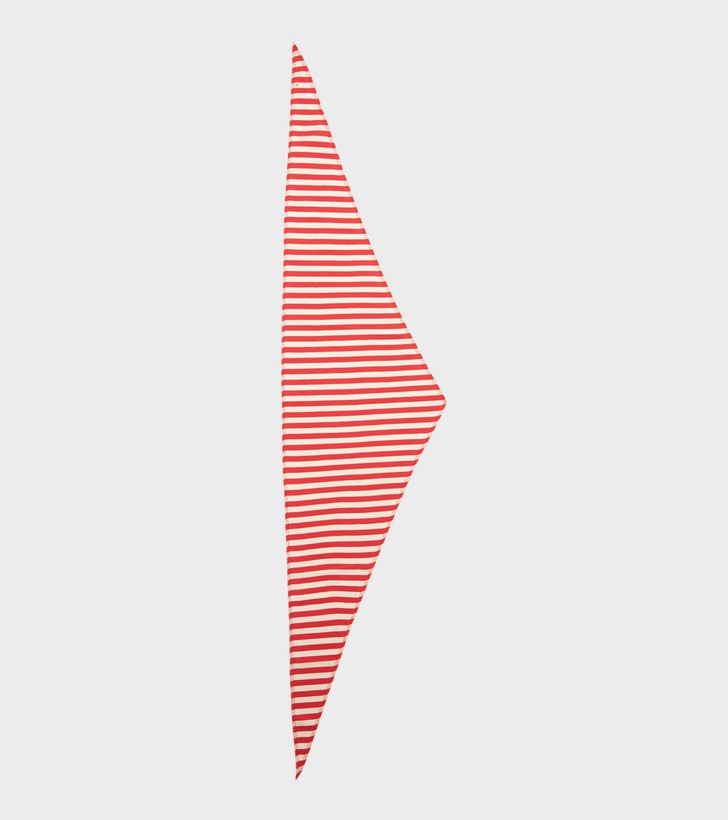 Scarf Triangle Red/Ecru