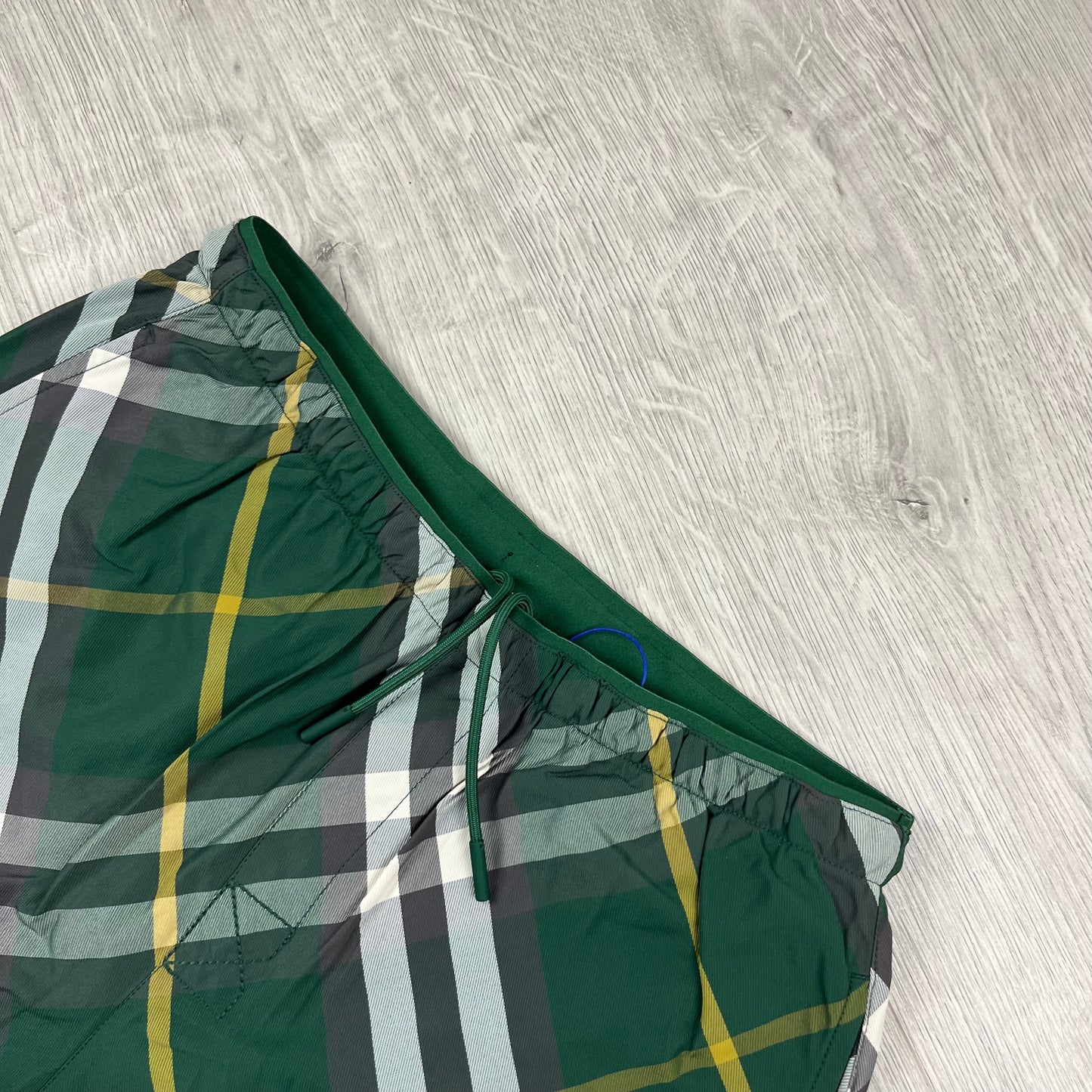 Burberry Check Swim Shorts - Khaki
