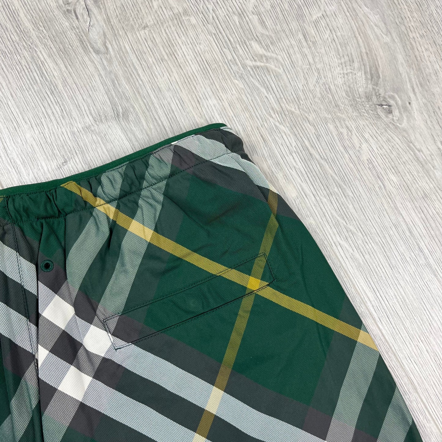 Burberry Check Swim Shorts - Khaki