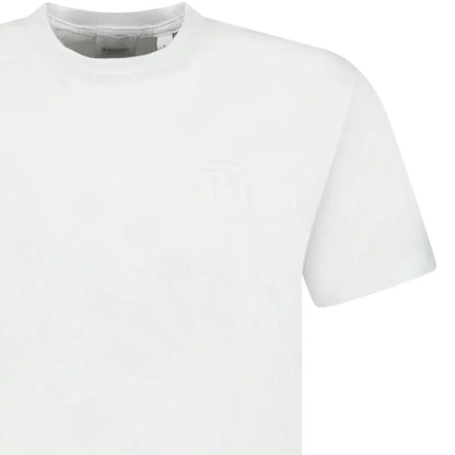 Burberry White Jenson Logo T-Shirt