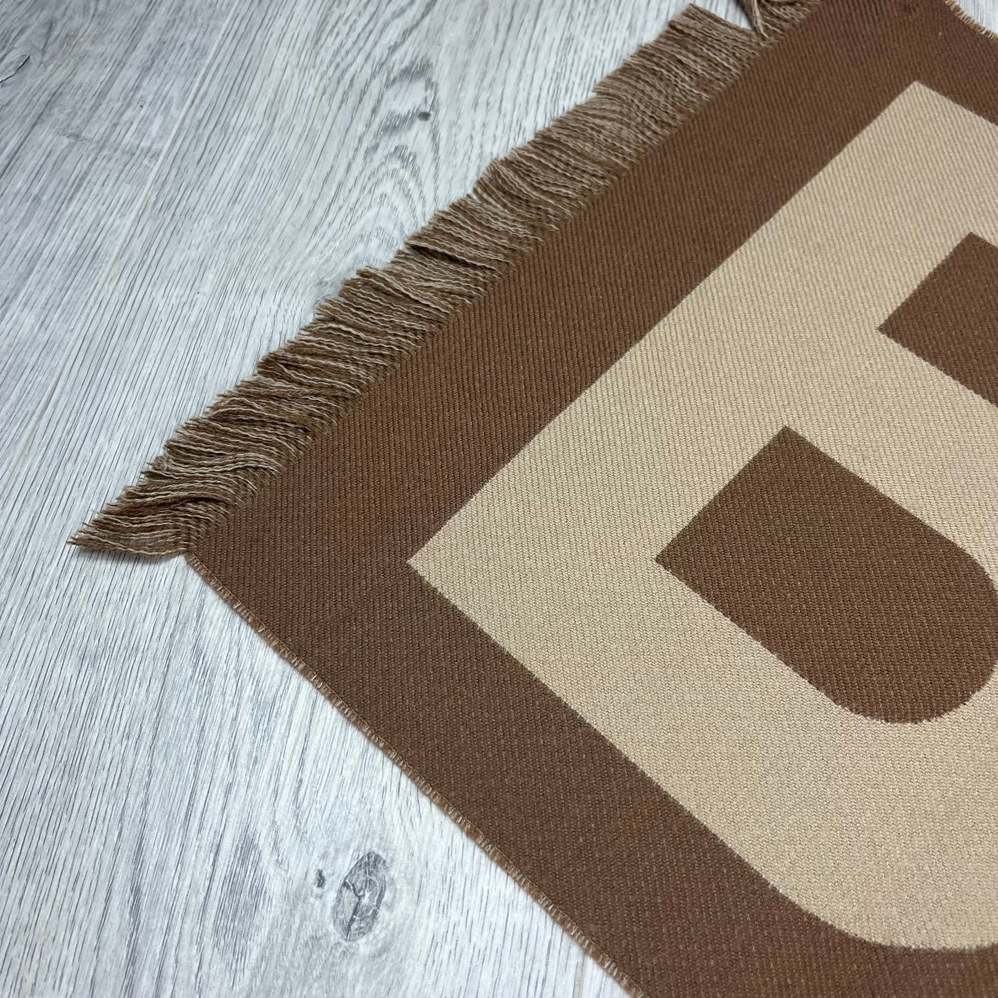 Burberry Wool Scarf - Birch Brown
