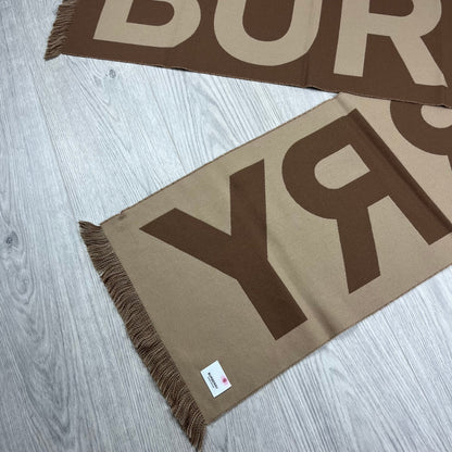Burberry Wool Scarf - Birch Brown