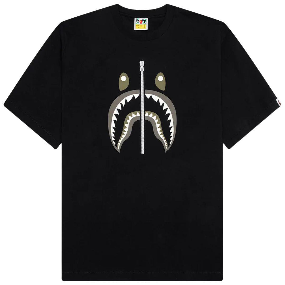 BAPE SHARK #2 WGM T-SHIRT BLACK
