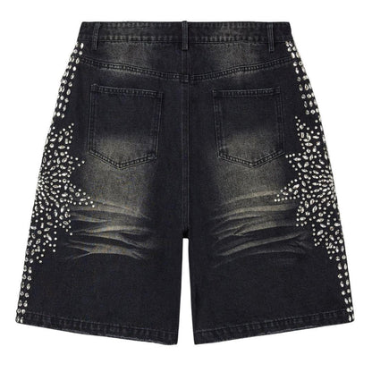 VALE FOREVER SIREN DENIM SHORTS BLACK