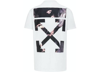 OFF WHITE CARAVAGGIO ARROW WHITE TEE
