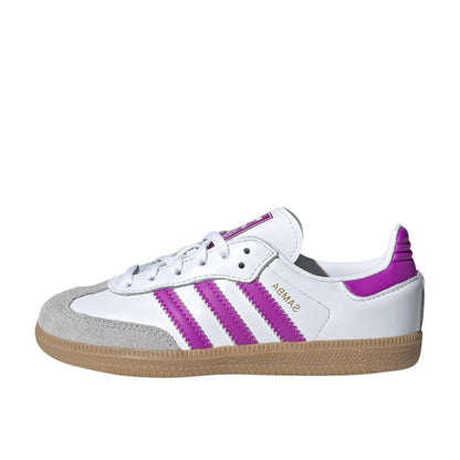 ADIDAS SAMBA OG WHITE PURPLE (GS)