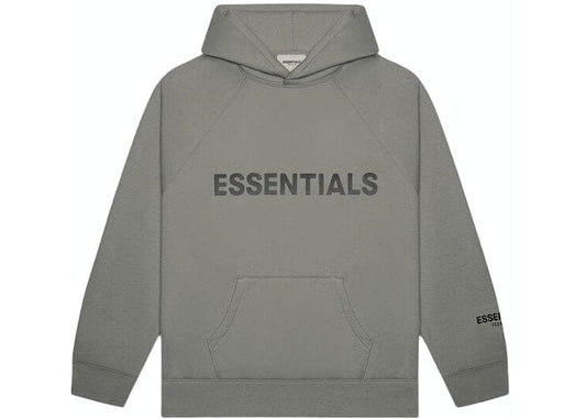 ESSENTIALS FOG 3D SILICON HOODIE CHARCOAL