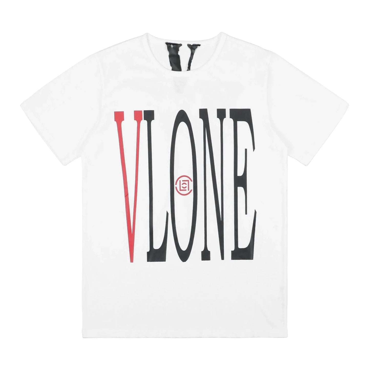 VLONE X CLOT STAPLE TEE WHITE/RED